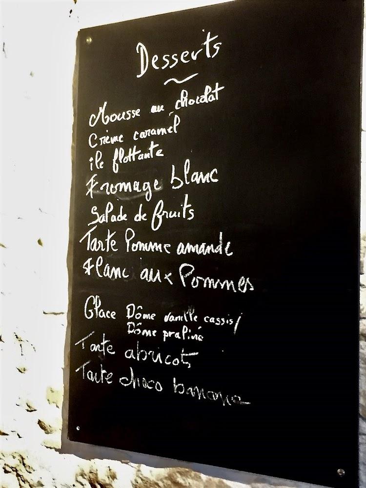 Bar Le Paradis - Menu Image 1